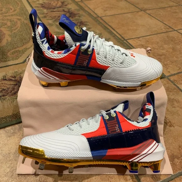 Under Armour Harper 7 “USA Gold” Baseball Cleats Under Armour | Shoes | Under Armour Harper 7 Usa Gold  main image 2